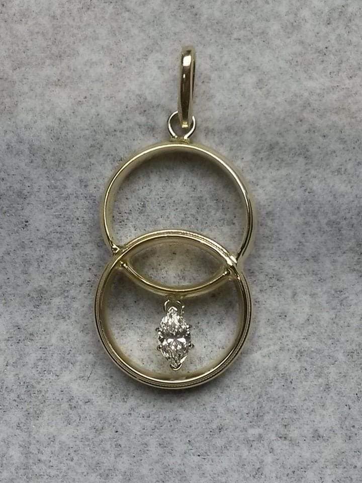 Double Ring Pendant
